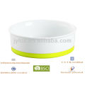 19cm pet bowl with silicone base